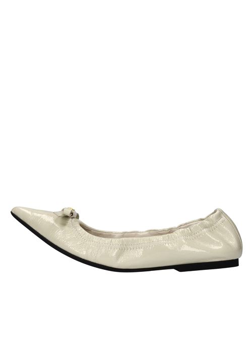 Ballerine in pelle lucida N°21 | GPBL009NK1 W010LATTE